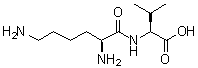 structure of CAS# 20556-11-0, L-Lysyl-L-valine