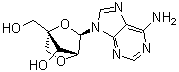 structure of CAS# 206055-70-1, 9-[2,5-脱水-4-C-(羟基甲基)-alpha-L-呋喃来苏糖基]-9H-嘌呤-6-胺