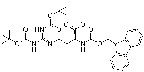 structure of CAS# 206183-06-4, (3S)-3-羧基-7-[[(1,1-二甲基乙氧基)羰基]氨基]-11,11-二甲基-9-氧代-10-氧杂-2,6,8-三氮杂十二碳-6-烯酸 1-(9H-芴-9-基甲基)酯