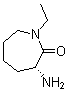 CAS # 206434-44-8, (R)-3-Amino-1-ethylhexahydro-2H-azepin-2-one