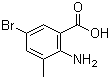 CAS # 206548-13-2, 2-Amino-5-bromo-3-methylbenzoic acid