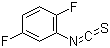 CAS # 206559-57-1, 2,5-Difluorophenyl isothiocyanate, 1,4-Difluoro-2-isothiocyanatobenzene
