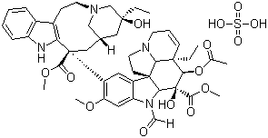 structure of CAS# 2068-78-2, Vincristine sulfate