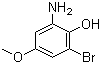 CAS # 206872-01-7, 2-Amino-6-bromo-4-methoxyphenol