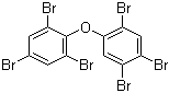 CAS # 207122-15-4, 2,2',4,4',5,6'-Hexabromodiphenyl ether, 1,3,5-Tribromo-2-(2,4,5-tribromophenoxy)benzene, BDE 154, PBDE 154