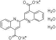 CAS # 207124-63-8, [2,2'-Biquinoline]-4,4'-dicarboxylic acid dipotassium salt trihydrate