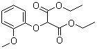 structure of CAS# 20730-58-9, Diethyl (2-methoxyphenoxy)malonate