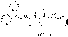 CAS # 207305-97-3, N-[(9H-Fluoren-9-ylmethoxy)carbonyl]-L-glutamic acid 1-(1-methyl-1-phenylethyl) ester