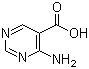 structure of CAS# 20737-41-1, 4-氨基嘧啶-5-羧酸