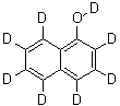 CAS 登录号：207569-03-7, 1-萘酚-d<sub>8</sub>