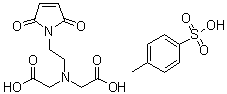CAS # 207612-93-9, N-(Carboxymethyl)-N-[2-(2,5-dihydro-2,5-dioxo-1H-pyrrol-1-yl)ethyl]glycine mono(4-methylbenzenesulfonate)