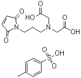 CAS 登录号：207613-07-8, N-(羧甲基)-N-[3-(2,5-二氢-2,5-二氧代-1H-吡咯-1-基)丙基]甘氨酸单(4-甲基苯磺酸)盐
