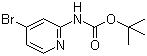 structure of CAS# 207799-10-8, 2-(Boc-amino)-4-bromopyridine