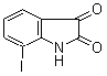 structure of CAS# 20780-78-3, 7-碘靛红