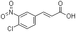 CAS 登录号：20797-48-2, 4-氯-3-硝基肉桂酸