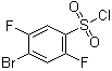 structure of CAS# 207974-14-9, 4-Bromo-2,5-difluorobenzenesulfonyl chloride