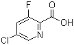 structure of CAS# 207994-08-9, 5-氯-3-氟-2-吡啶羧酸