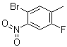 structure of CAS# 208165-95-1, 5-溴-2-氟-4-硝基甲苯