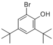 structure of CAS# 20834-61-1, 2-Bromo-4,6-di-tert-butylphenol