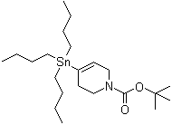 structure of CAS# 208465-07-0, 4-(三丁基锡烷基)-3,6-二氢-2H-吡啶-1-羧酸叔丁酯