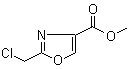 structure of CAS# 208465-72-9, Methyl 2-(chloromethyl)-1,3-oxazole-4-carboxylate