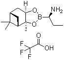 CAS # 208521-43-1, (aR,3aS,4S,6S,7aR)-alpha-Ethylhexahydro-3a,5,5-trimethyl-4,6-methano-1,3,2-benzodioxaborole-2-methanamine trifluoroacetate