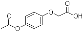 structure of CAS# 20872-29-1, 4-Acetoxyphenoxyacetic acid