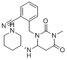 CAS # 2089611-85-6, 2-[[3-methyl-2,4-dioxo-6-[[(3R)-piperidin-3-yl]amino]-1,3-diazinan-1-yl]methyl]benzonitrile, (R)-2-((3-Methyl-2,4-dioxo-6-(piperidin-3-ylamino)-3,4-dihydropyrimidin-1(2H)-yl)methyl)benzonitrile