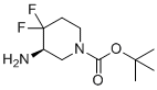 structure of CAS# 2091351-96-9, 叔-丁基(3R)-3-氨基-4,4-二氟哌啶-1-羧酸酯