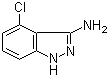 structure of CAS# 20925-60-4, 4-Chloro-1H-indazol-3-amine