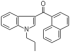 structure of CAS# 209414-06-2, 1-Naphthalenyl(1-propyl-1H-indol-3-yl)methanone