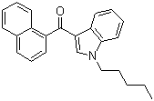 structure of CAS# 209414-07-3, 1-Pentyl-3-(1-naphthoyl)indole
