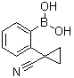 structure of CAS# 2096339-75-0, (2-(1-氰基环丙基)苯基)硼酸