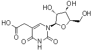 structure of CAS# 20964-06-1, 5-尿苷乙酸