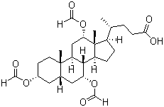 CAS # 2097-89-4, (3alpha,5beta,7alpha,12alpha)-3,7,12-Tris(formyloxy)cholan-24-oic acid