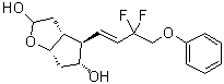 CAS # 209861-02-9, (3aR,4R,5R,6aS)-4-[(1E)-3,3-Difluoro-4-phenoxy-1-butenyl]hexahydro-2H-cyclopenta[b]furan-2,5-diol
