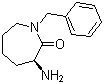 structure of CAS# 209983-91-5, (3S)-3-氨基六氢-1-苄基-2H-氮杂卓-2-酮