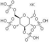 CAS # 210357-34-9, Methyl alpha-D-glucopyranoside tetrakis(hydrogen sulfate) potassium salt