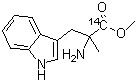 CAS # 210357-35-0, alpha-Methyltryptophan-carboxy-<sup>14</sup>C methyl ester