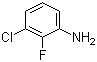 structure of CAS# 2106-04-9, 3-Chloro-2-fluoroaniline
