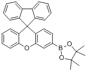 structure of CAS# 2106888-81-5, 4,4,5,5-Tetramethyl-2-(spiro[fluorene-9,9'-xanthen]-3'-yl)-1,3,2-dioxaborolane