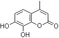 structure of CAS# 2107-77-9, 7,8-Dihydroxy-4-methylcoumarin