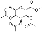 CAS # 21085-72-3, Methyl acetobromo-alpha-D-glucuronate, Bromomethyltriacetyl glucuronate, Methyl 1-bromo-1-deoxy-2,3,4-tri-O-acetyl-alpha-D-glucopyranuronate, Methyl 2,3,4-tri-O-acetyl-1-bromo-1-deoxy-alpha-D-glucopyranosyluronate, Methyl (3S,4R,6R)-3,4,5-tris(acetoxy)-6-bromotetrahydro-2H-pyran-2-carboxylate