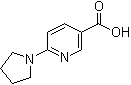 structure of CAS# 210963-95-4, 6-(吡咯烷-1-基)烟酸
