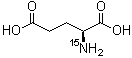 structure of CAS# 21160-87-2, <sup>15</sup>N-L-谷氨酸
