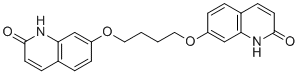 structure of CAS# 2116542-19-7, 7-[4-[(2-氧代-1H-喹啉-7-基)氧基]丁氧基]-1H-喹啉-2-酮