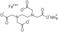 CAS # 21265-50-9, Ferric ammonium EDTA, Ethylenediaminetetraacetic acid ferric ammonium salt