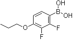 structure of CAS# 212837-49-5, 2,3-二氟-4-丙氧基苯基硼酸