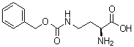 structure of CAS# 2130-77-0, N4-(Benzyloxycarbonyl)-L-2,4-diaminobutanoic acid