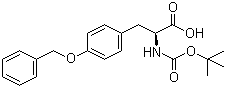 structure of CAS# 2130-96-3, Boc-O-苄基-L-酪氨酸